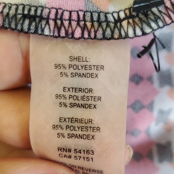 Calvin klein Sleeveless Pleated Blouse Striped Top XL Black White - Picture 7 of 9